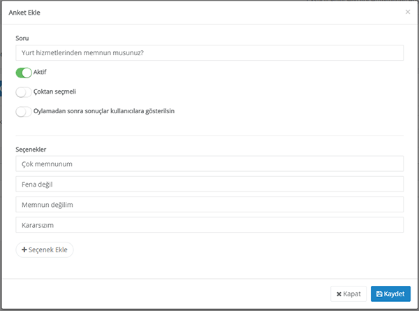 Hotspot Anket Sistemi 3
